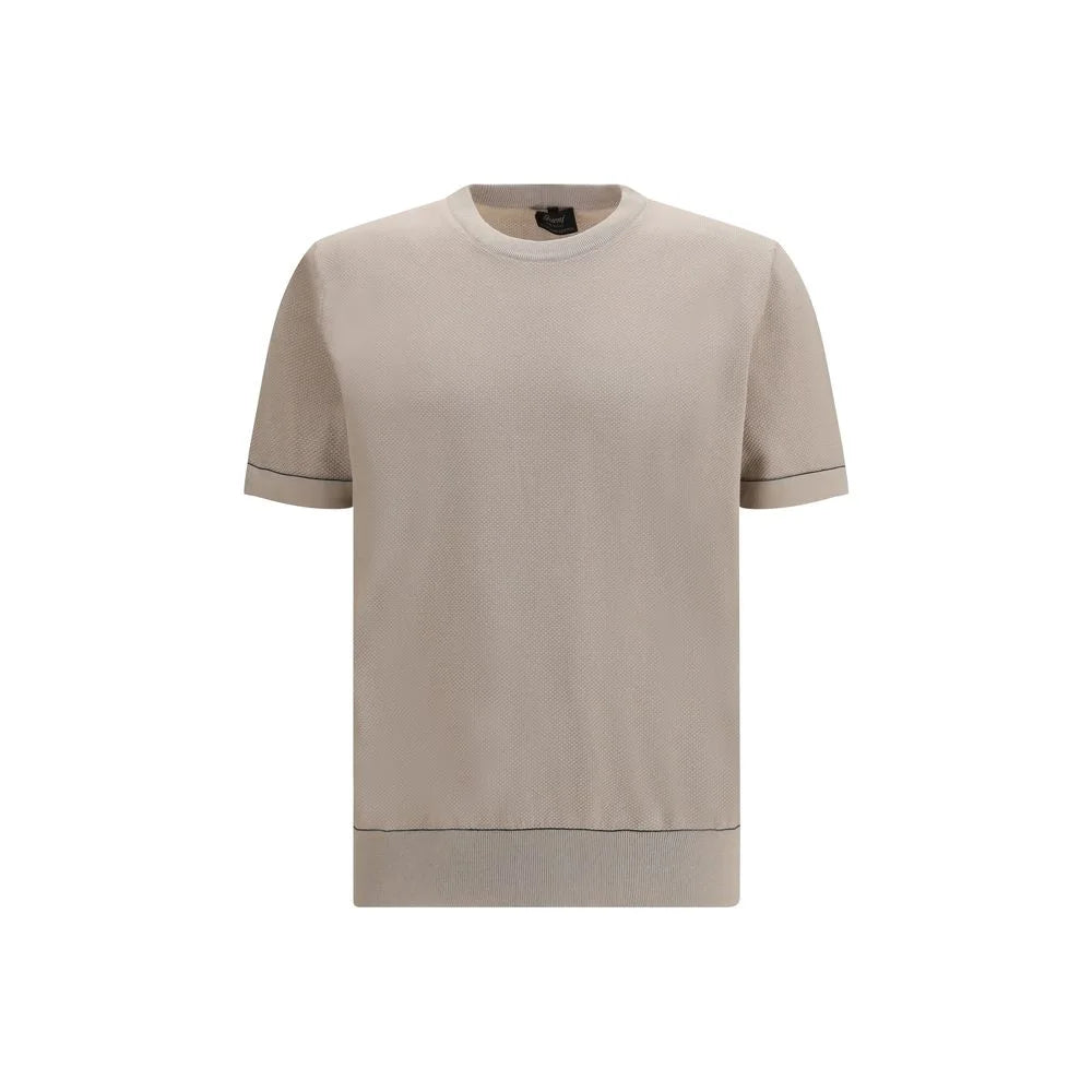 Brioni Beige Cotton T-Shirt