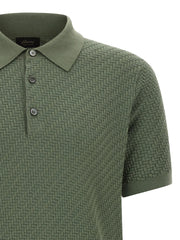 Brioni Bicolor Cotton Polo Shirt - XXL