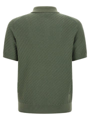 Brioni Bicolor Cotton Polo Shirt - XXL