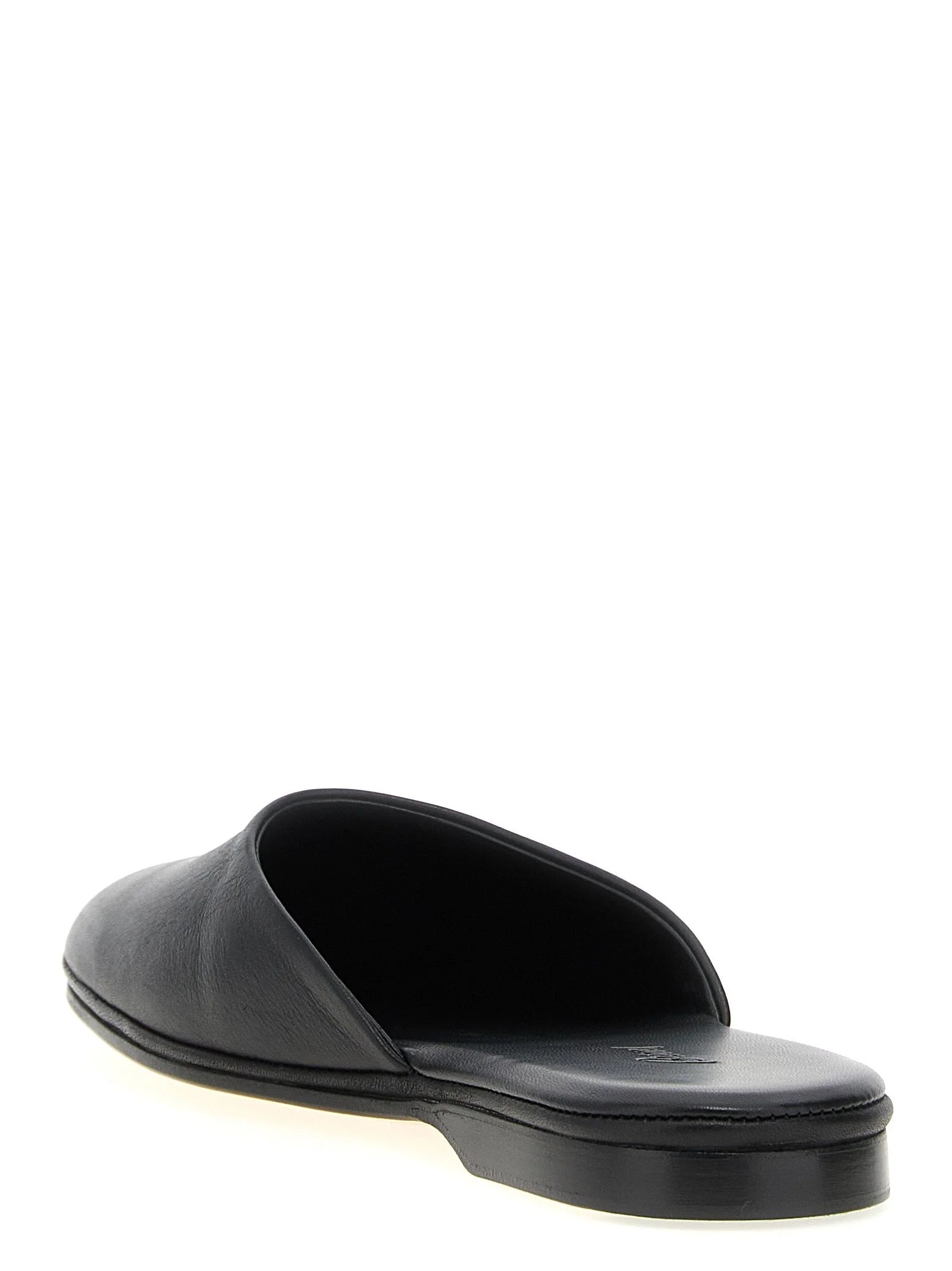 Brioni Black Calfskin Mules - EU37/US7