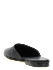 Brioni Black Calfskin Mules - EU37/US7