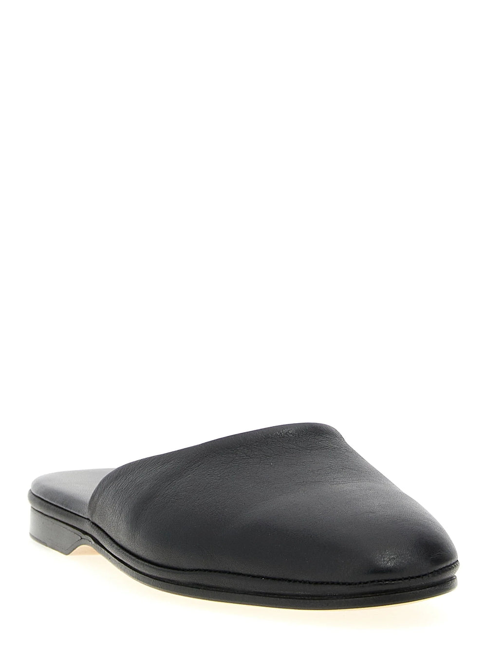 Brioni Black Calfskin Mules - EU37/US7