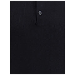 Brioni Black Cotton Polo Shirt - IT56 | 3XL