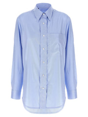 Brioni Blue Cotton Blouse - IT44