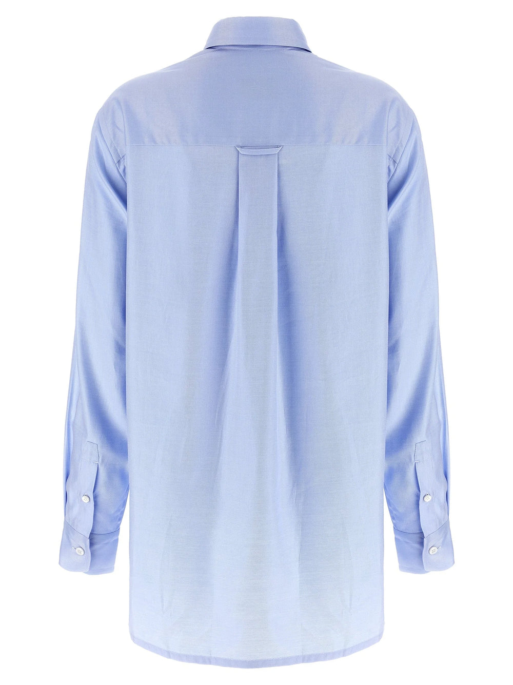 Brioni Blue Cotton Blouse - IT44