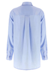 Brioni Blue Cotton Blouse - IT44