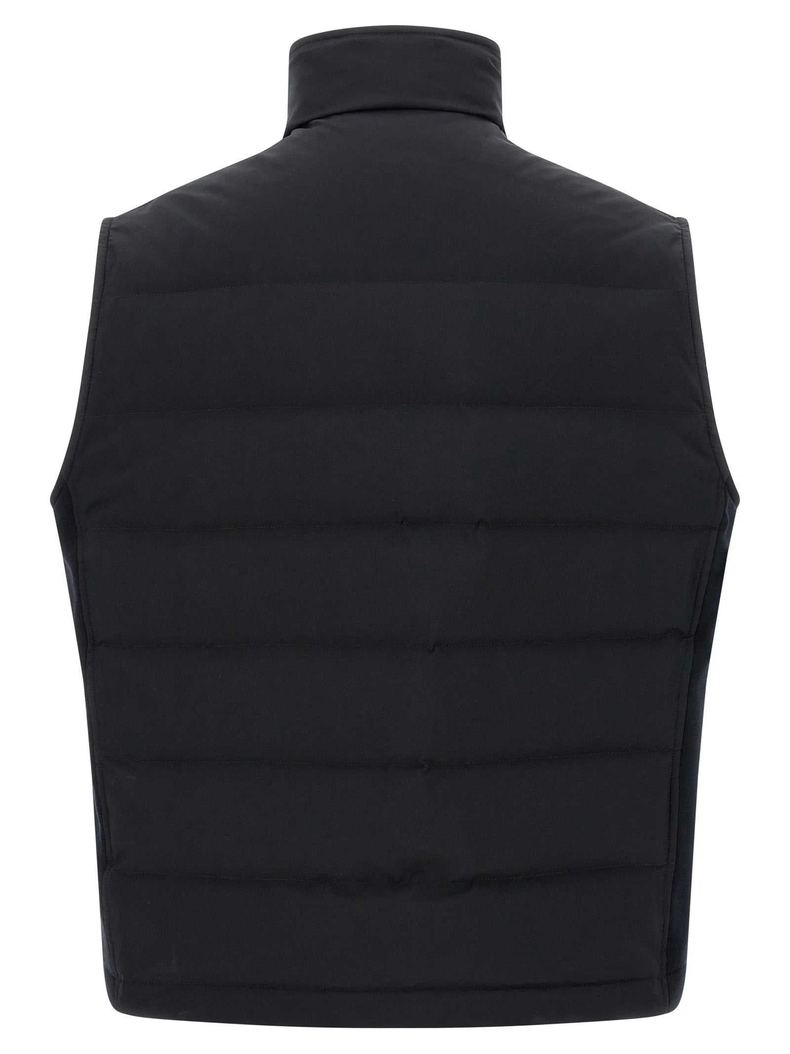 Brioni Blue Polyester Sleeveless Jacket - XL