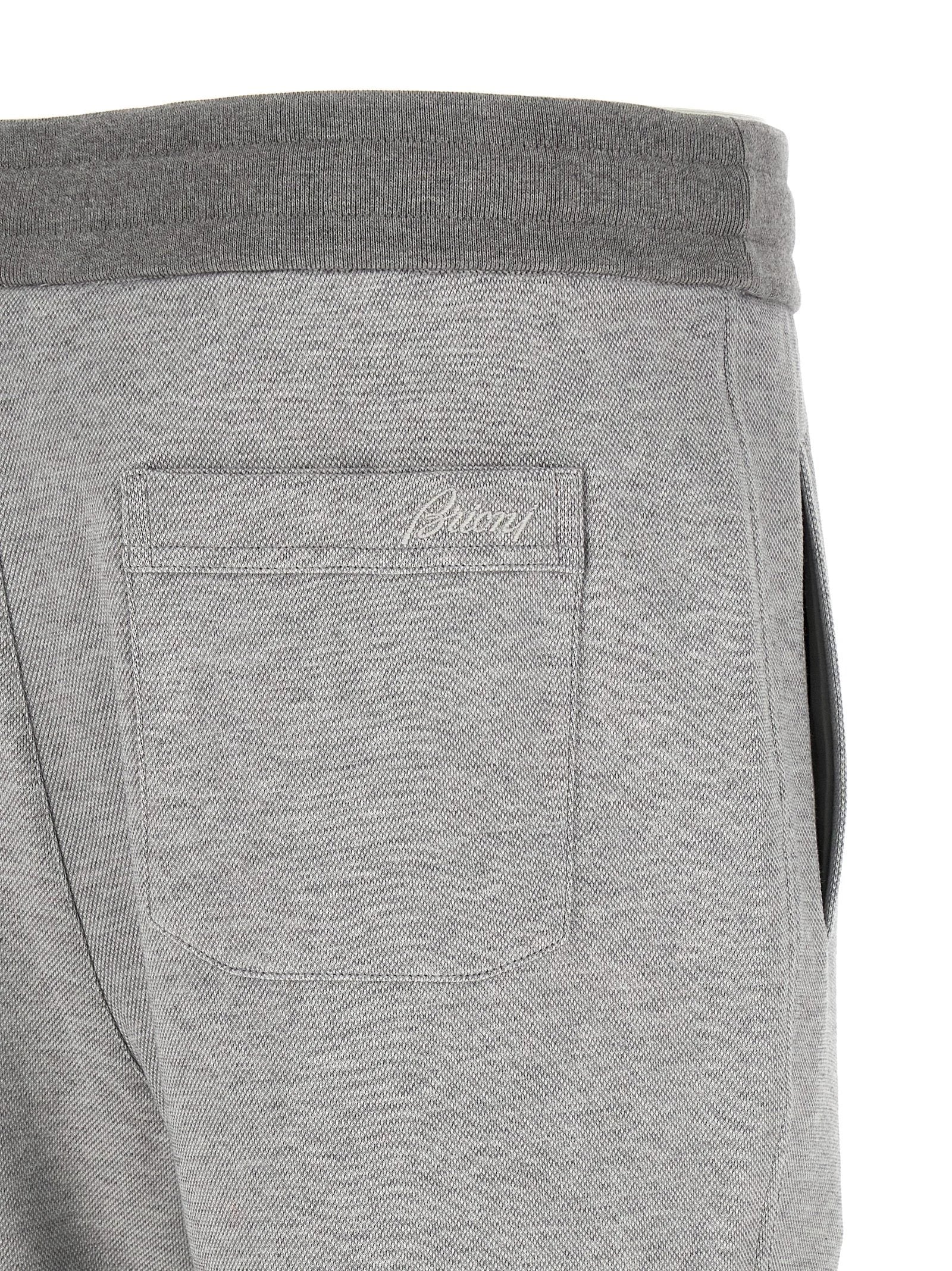 Brioni Gray Cotton Joggers (Workout Pants) - 3XL