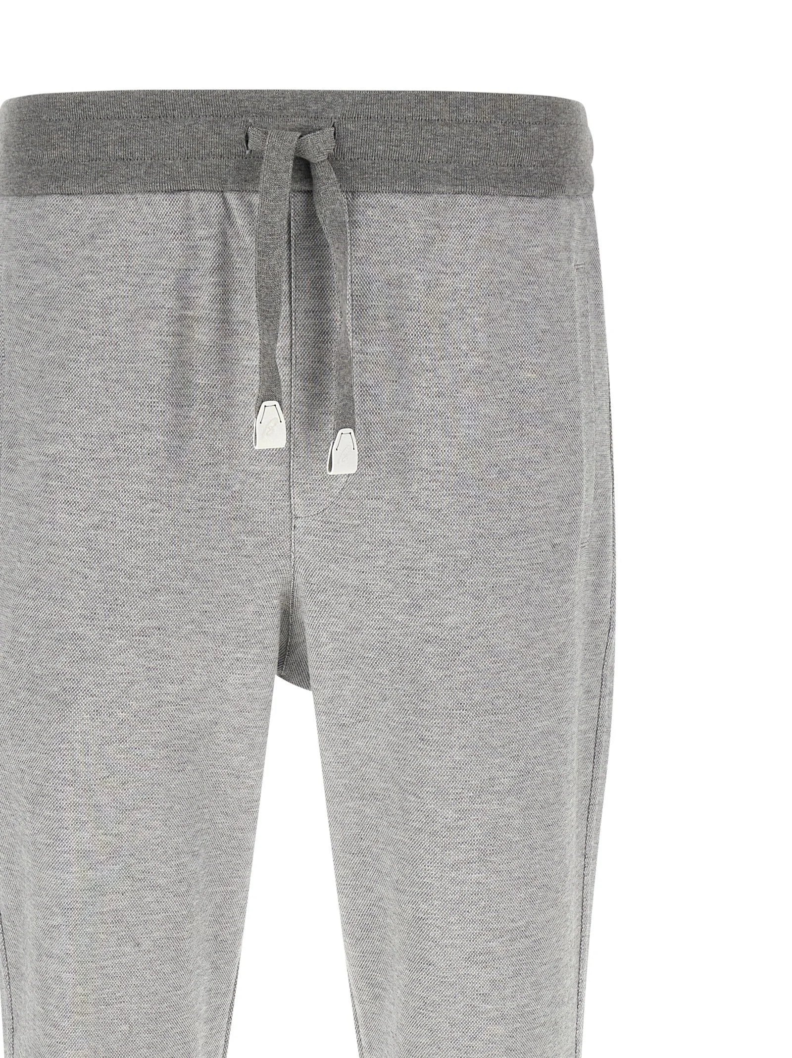Brioni Gray Cotton Joggers (Workout Pants) - 3XL