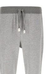 Brioni Gray Cotton Joggers (Workout Pants) - 3XL