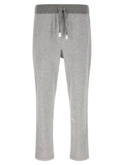 Brioni Gray Cotton Joggers (Workout Pants) - 3XL