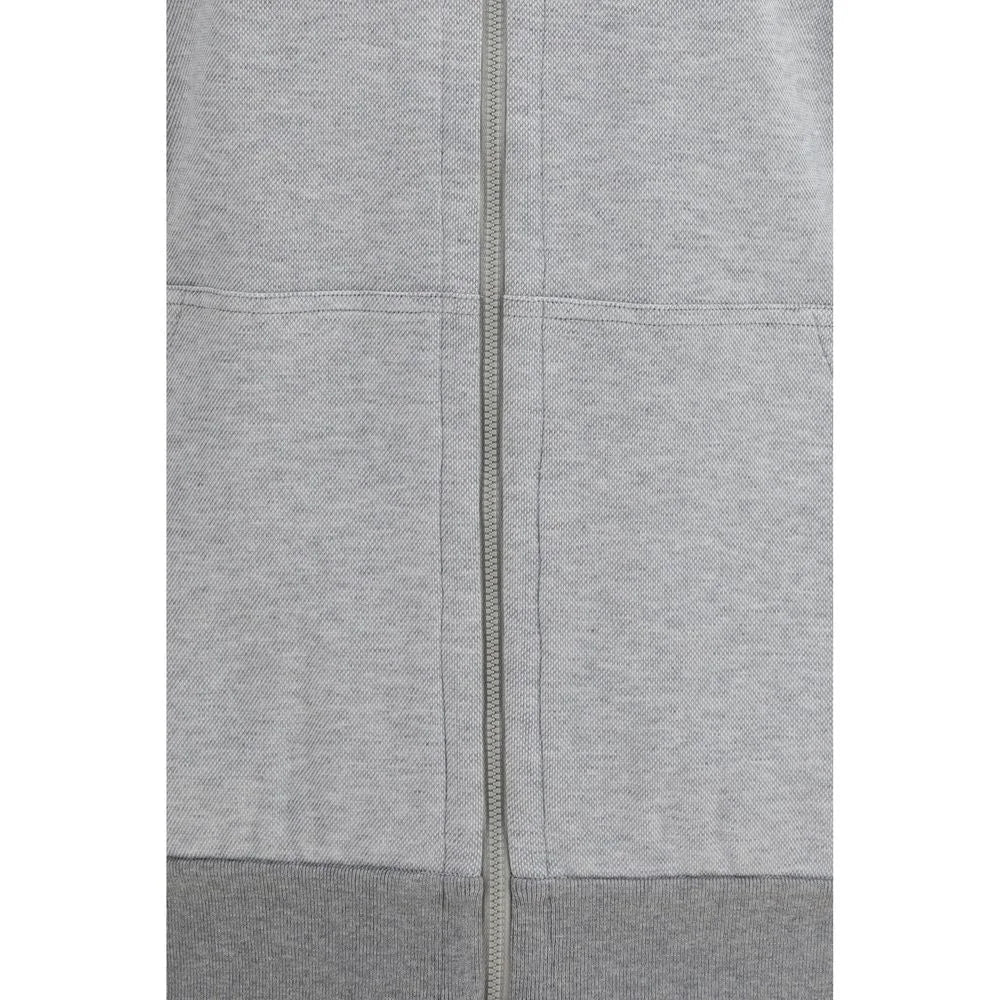 Brioni Gray Cotton Sweatshirt