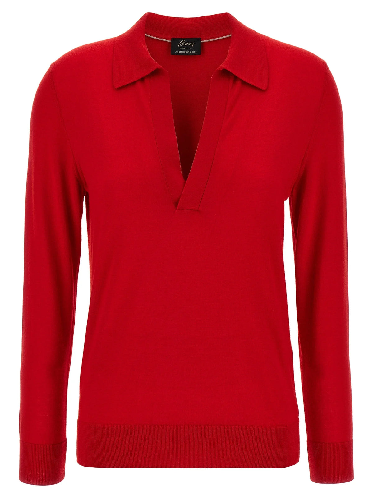 Brioni Multicolor Cashmere Polo Shirt - IT38