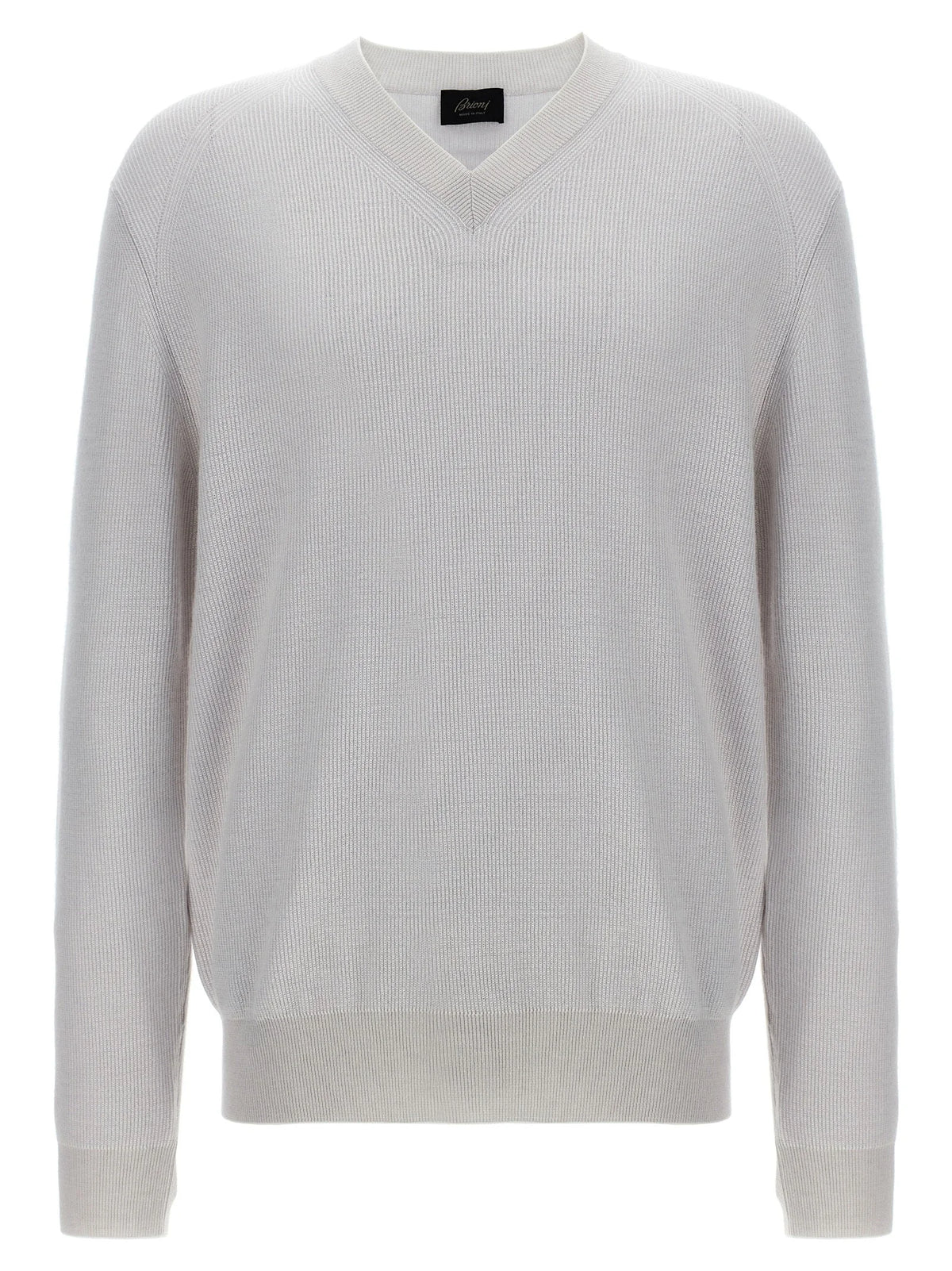 Brioni White Cashmere Cardigan - XXL