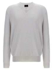 Brioni White Cashmere Cardigan - XXL