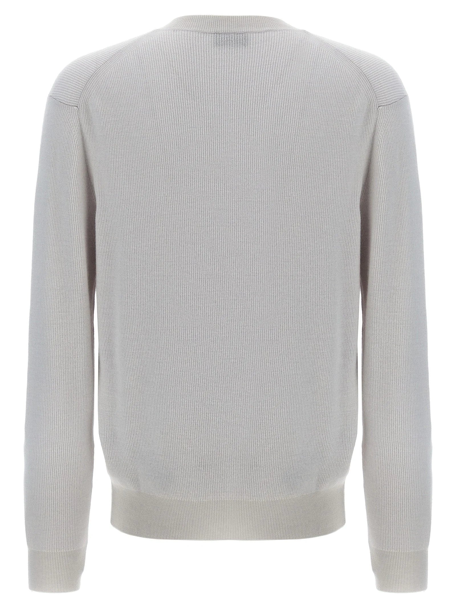 Brioni White Cashmere Cardigan - XXL