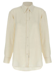 Brioni White Silk Blouse