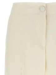 Brioni White Wool Casual Pants
