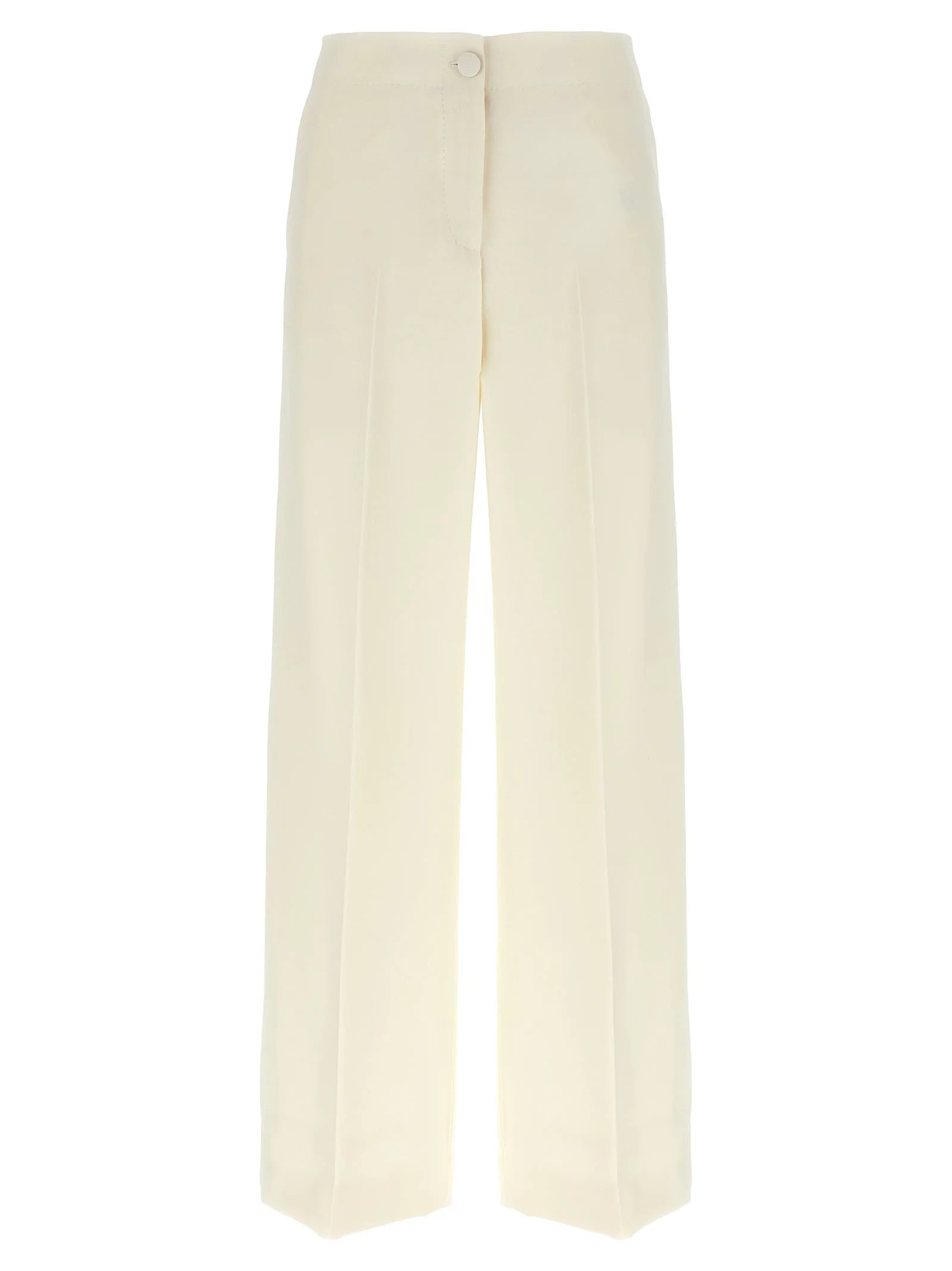 Brioni White Wool Casual Pants
