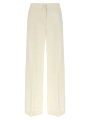 Brioni White Wool Casual Pants