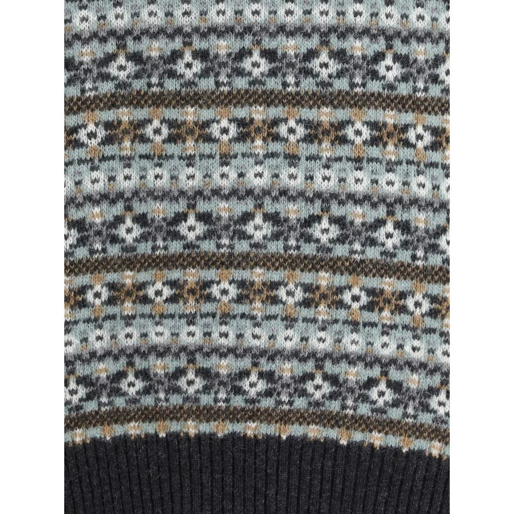 Brooksfield Multicolor Wool Sweatshirt - Sweatshirts