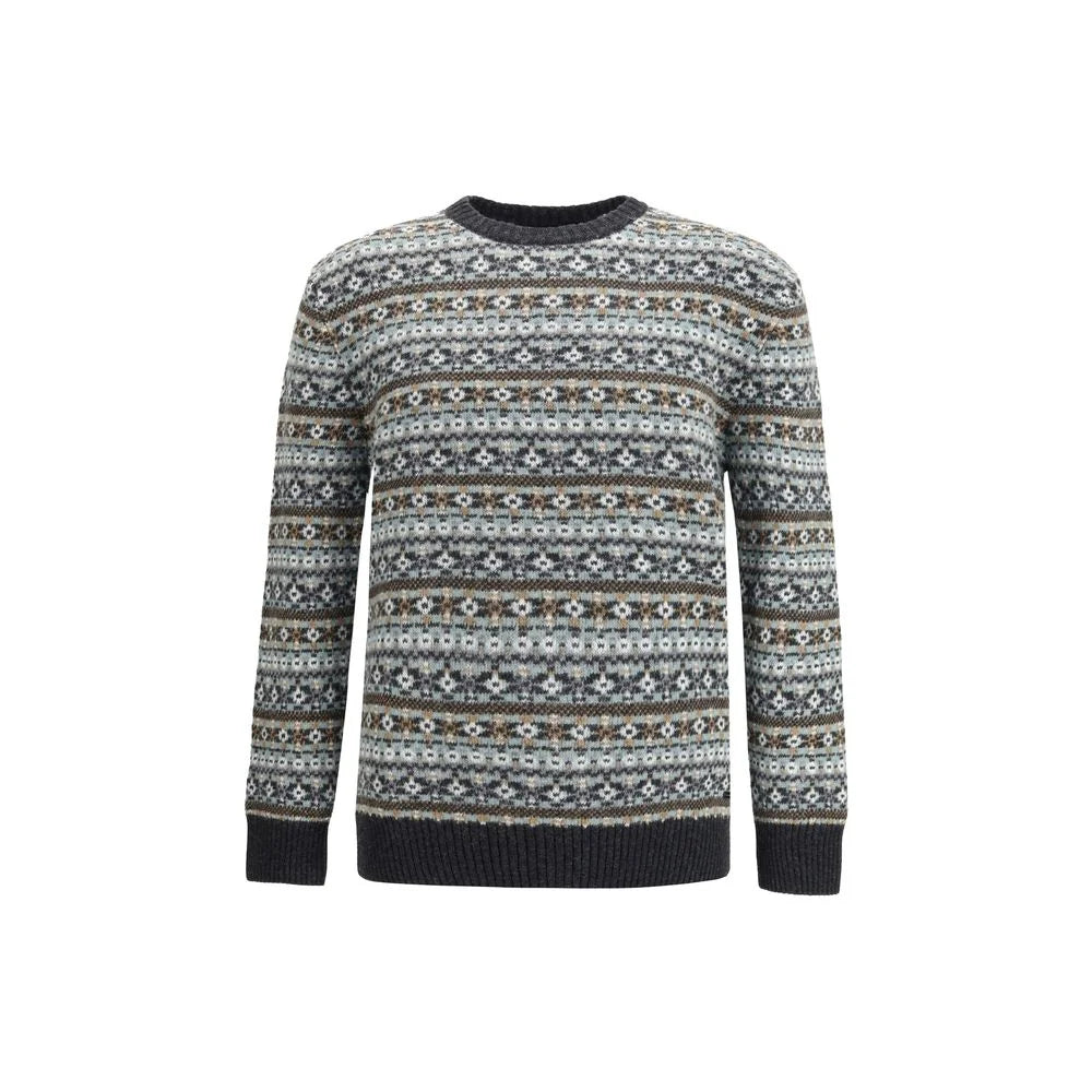 Brooksfield Multicolor Wool Sweatshirt - Sweatshirts