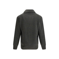 Brooksfield Virgin Wool Shawl-Collar Cardigan - Cardigans