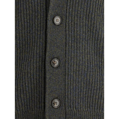 Brooksfield Virgin Wool Shawl-Collar Cardigan - Cardigans
