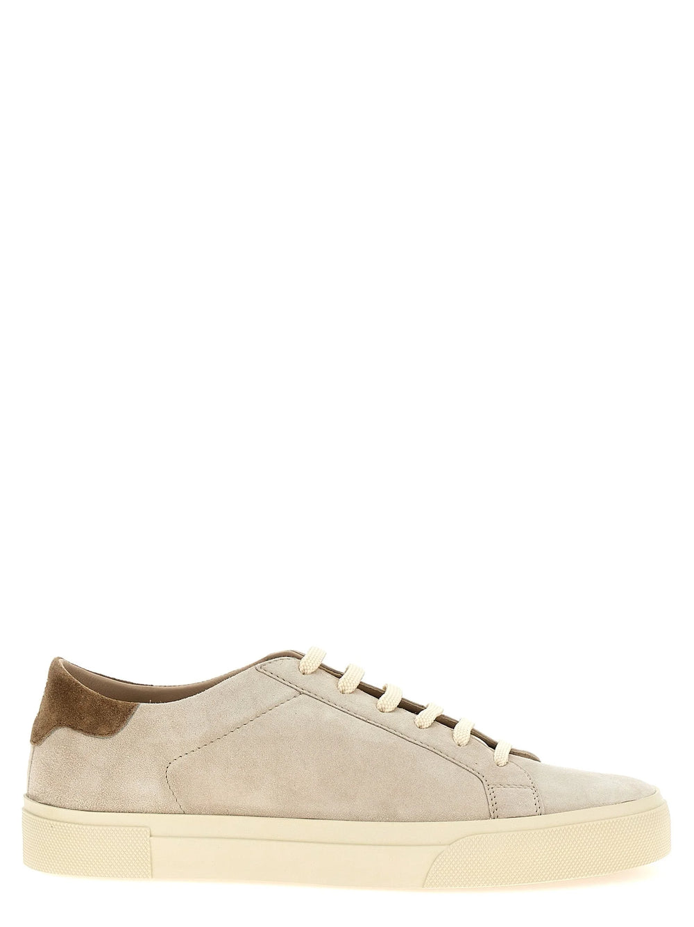 Brunello Cucinelli Beige Calfskin Low Top Sneakers - EU46/US13
