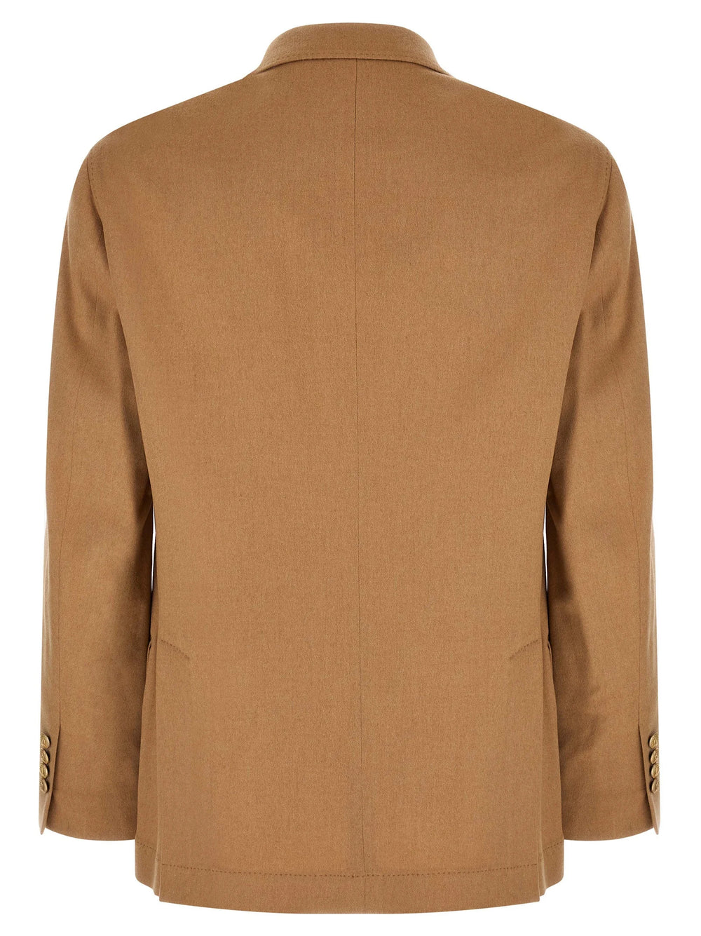 Brunello Cucinelli Beige Camel Hair Blazer