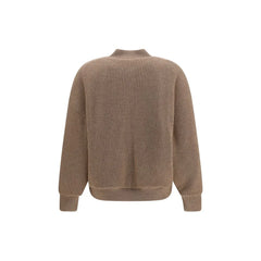 Brunello Cucinelli Beige Cashmere Bomber - M