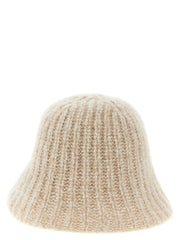 Brunello Cucinelli Beige Cashmere Bucket Hat