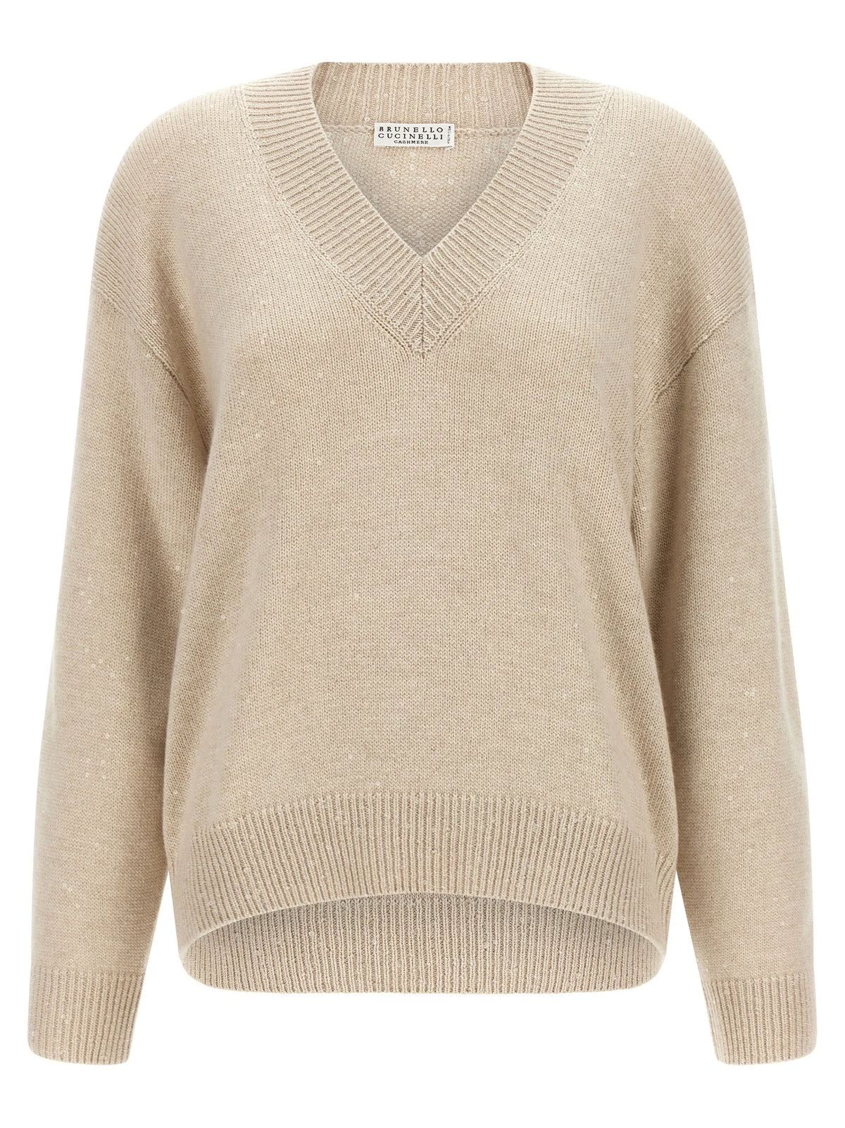 Brunello Cucinelli Beige Cashmere Cardigan