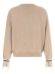 Brunello Cucinelli Beige Cashmere Cardigan