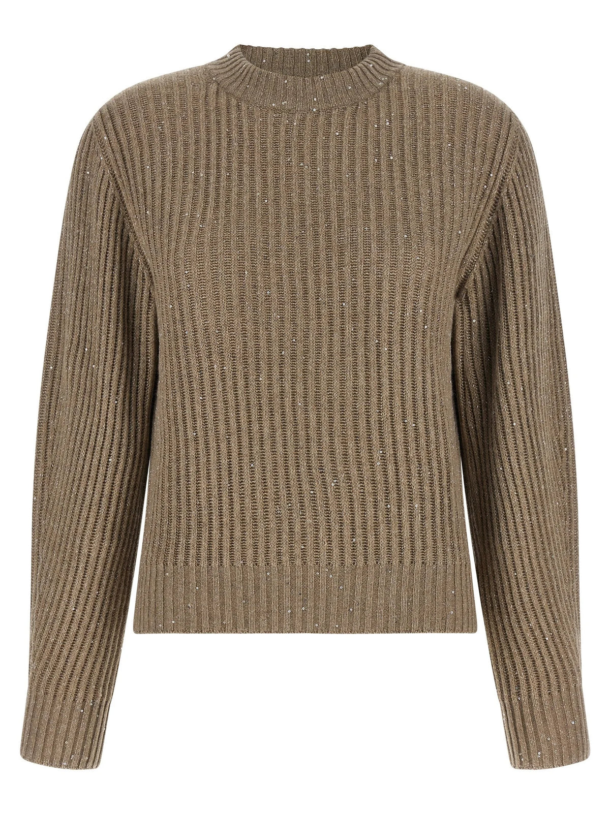 Brunello Cucinelli Beige Cashmere Cardigan