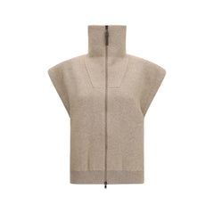 Brunello Cucinelli Beige Cashmere Cardigan