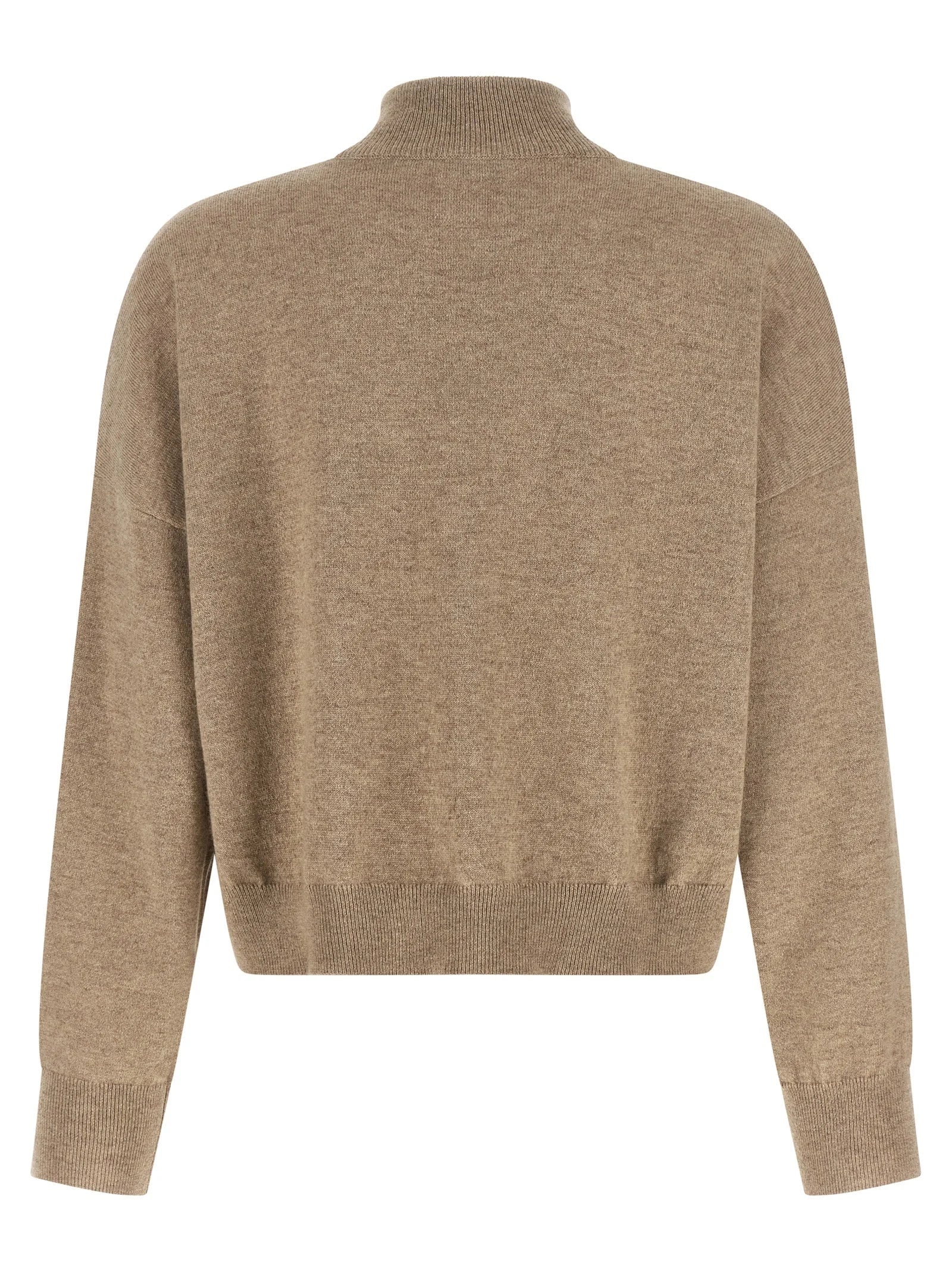 Brunello Cucinelli Beige Cashmere Cardigan