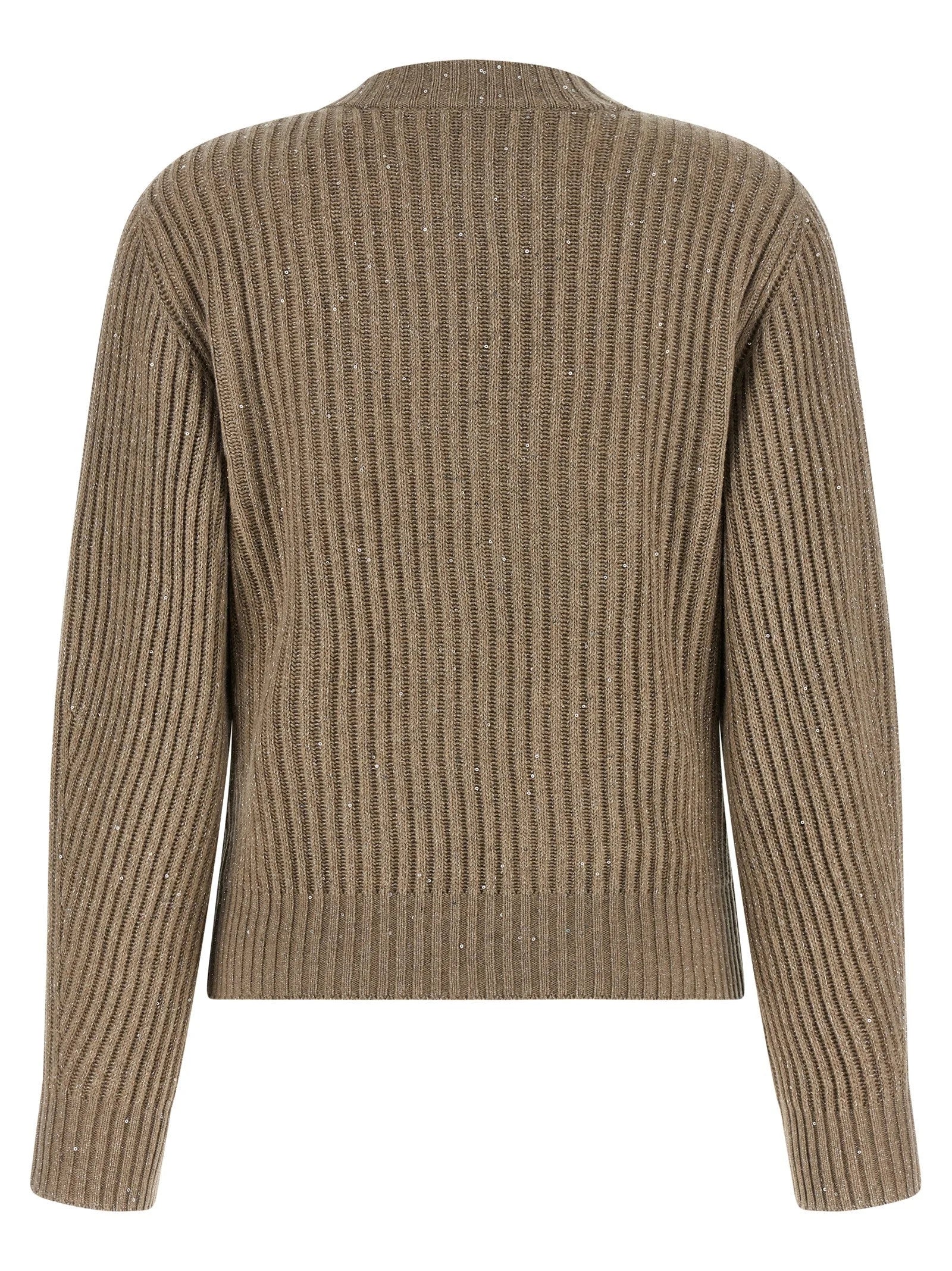Brunello Cucinelli Beige Cashmere Cardigan