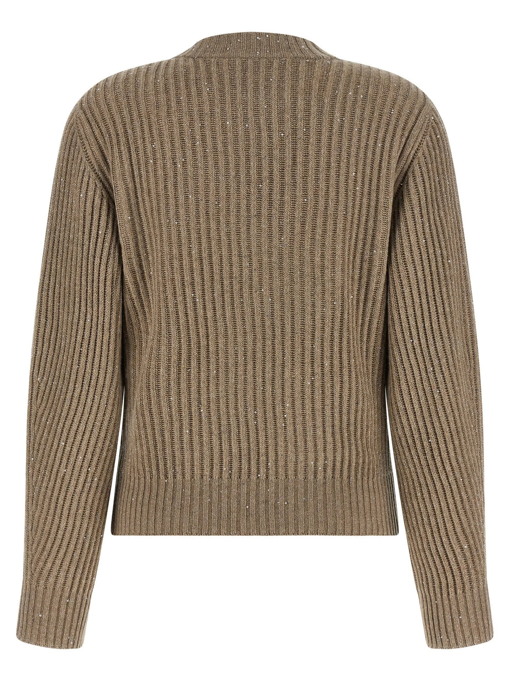 Brunello Cucinelli Beige Cashmere Cardigan