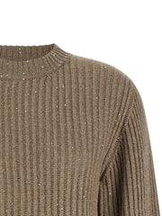 Brunello Cucinelli Beige Cashmere Cardigan