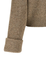 Brunello Cucinelli Beige Cashmere Cardigan
