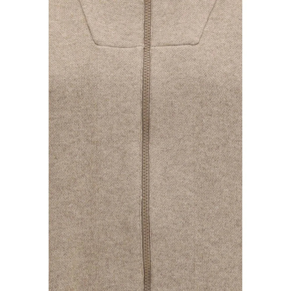 Brunello Cucinelli Beige Cashmere Cardigan