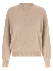 Brunello Cucinelli Beige Cashmere Cardigan