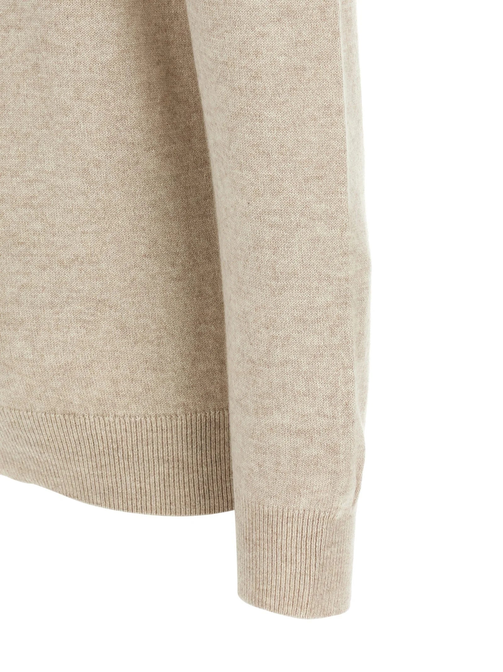 Brunello Cucinelli Beige Cashmere Cardigan - S