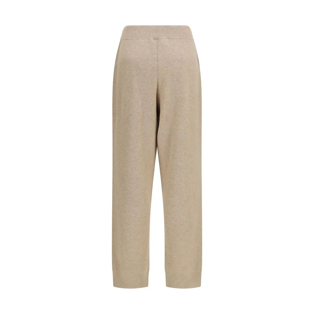 Brunello Cucinelli Beige Cashmere Casual Pants - M