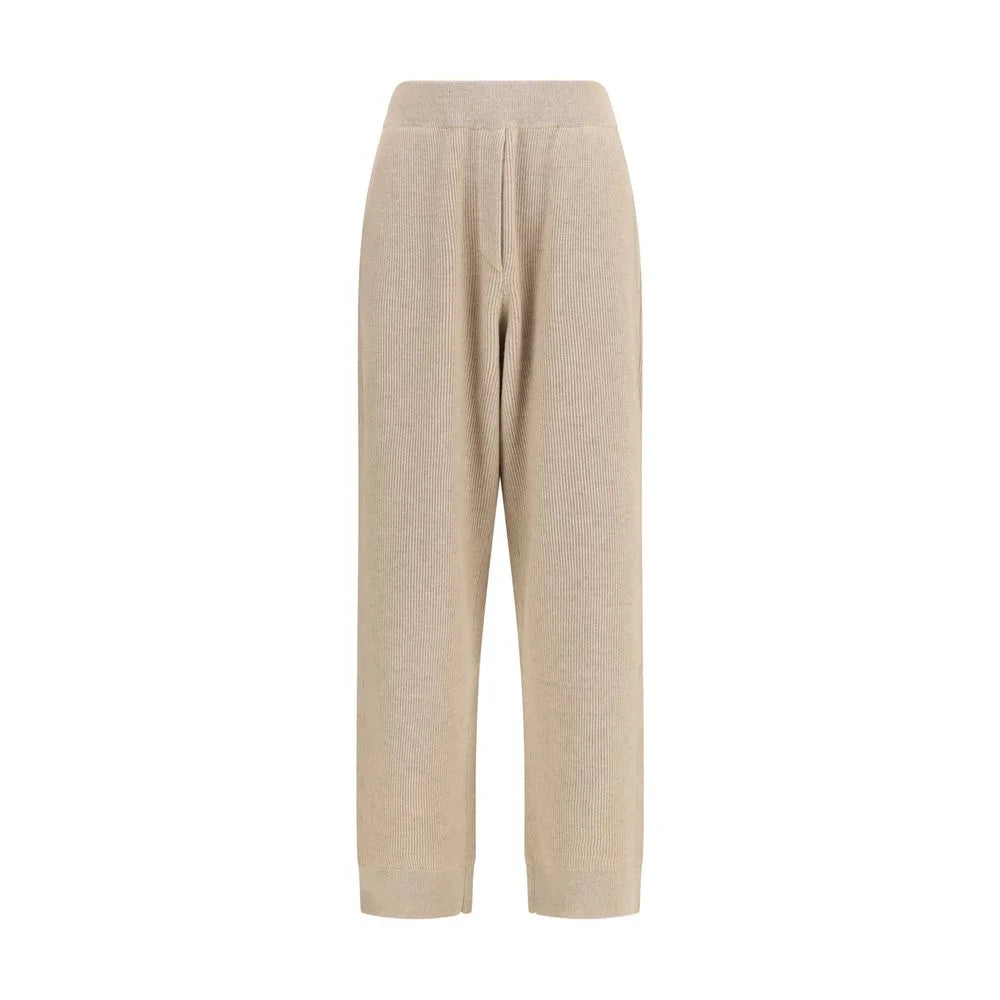 Brunello Cucinelli Beige Cashmere Casual Pants - M