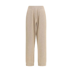 Brunello Cucinelli Beige Cashmere Casual Pants - M