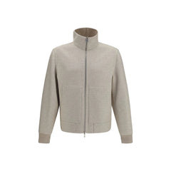 Brunello Cucinelli Beige Cashmere Full-Length Jacket