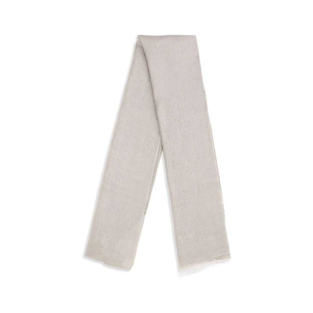 Brunello Cucinelli Beige Cashmere Scarf