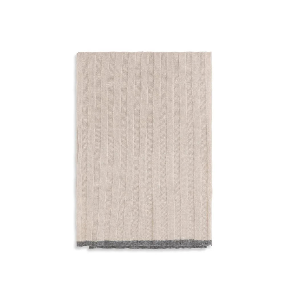Brunello Cucinelli Beige Cashmere Scarf